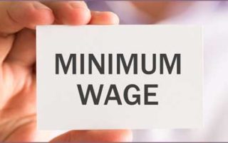 minimum wage card