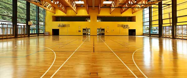school gym floor