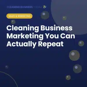 cleaning business marketing