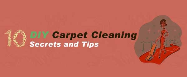 Infographic: 10 DIY carpet cleaning secrets and tips